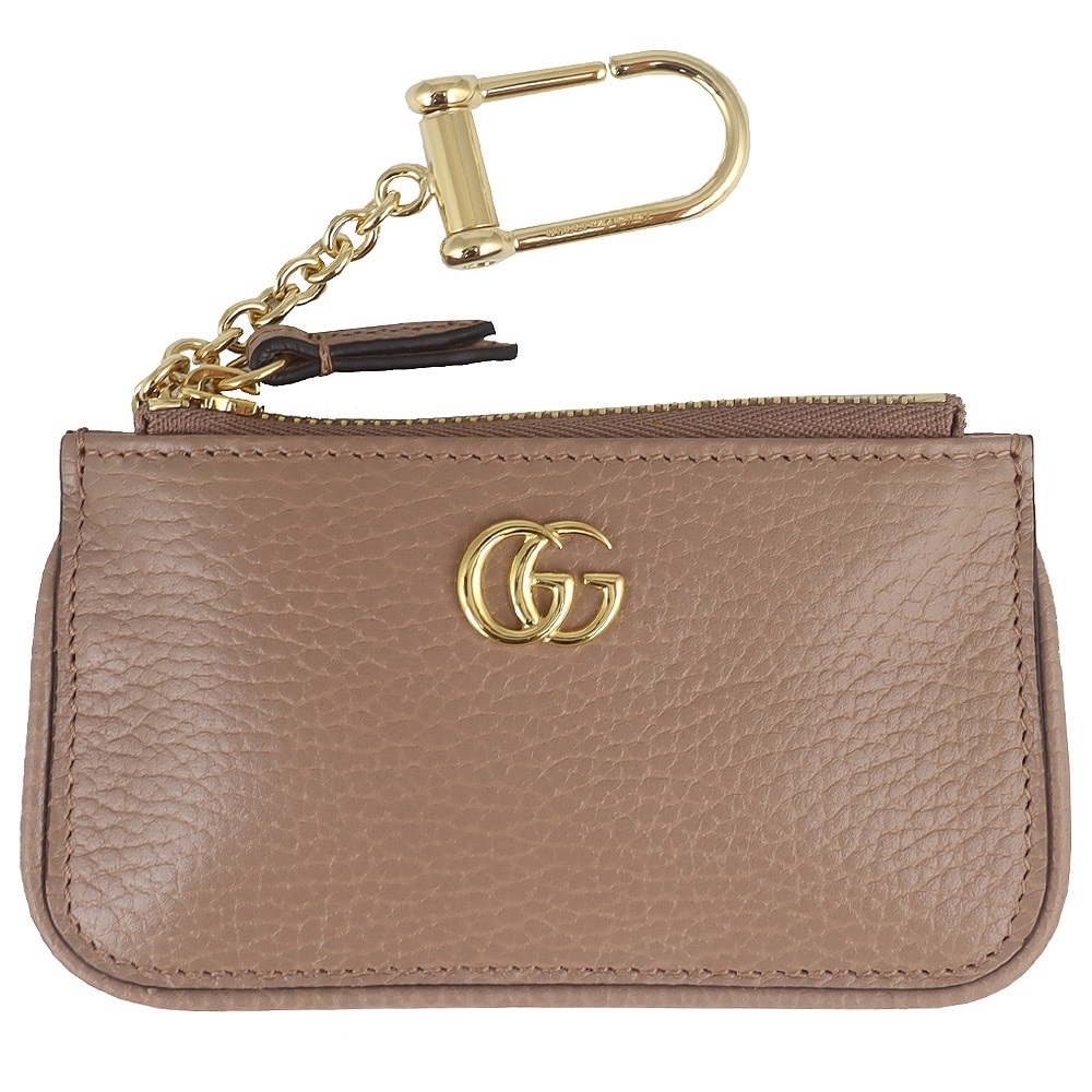 NEW GUCCI 2022 Marmont textured leather coin purse